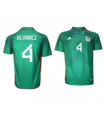 Mexico Edson Alvarez #4 Replica Home Stadium Shirt World Cup 2022 Short Sleeve